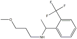 (3-methoxypropyl)({1-[2-(trifluoromethyl)phenyl]ethyl})amine Struktur