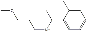 (3-methoxypropyl)[1-(2-methylphenyl)ethyl]amine Struktur