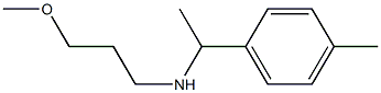 (3-methoxypropyl)[1-(4-methylphenyl)ethyl]amine Struktur