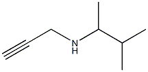 (3-methylbutan-2-yl)(prop-2-yn-1-yl)amine Struktur