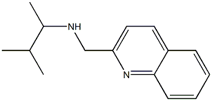 (3-methylbutan-2-yl)(quinolin-2-ylmethyl)amine Struktur