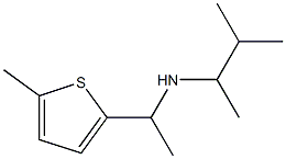 (3-methylbutan-2-yl)[1-(5-methylthiophen-2-yl)ethyl]amine Struktur