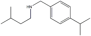 (3-methylbutyl)({[4-(propan-2-yl)phenyl]methyl})amine Struktur