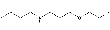 (3-methylbutyl)[3-(2-methylpropoxy)propyl]amine Struktur