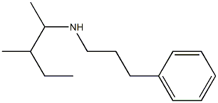 (3-methylpentan-2-yl)(3-phenylpropyl)amine Struktur