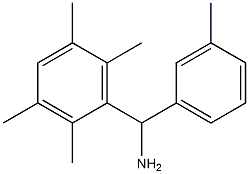 (3-methylphenyl)(2,3,5,6-tetramethylphenyl)methanamine Struktur