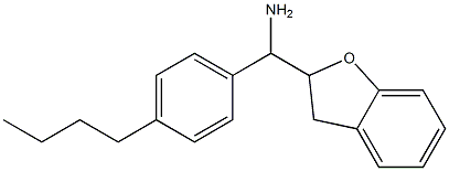 (4-butylphenyl)(2,3-dihydro-1-benzofuran-2-yl)methanamine Struktur