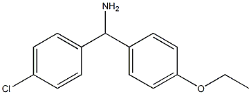 (4-chlorophenyl)(4-ethoxyphenyl)methanamine Struktur