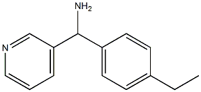 (4-ethylphenyl)(pyridin-3-yl)methanamine Struktur