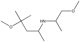 (4-methoxy-4-methylpentan-2-yl)(1-methoxypropan-2-yl)amine Struktur