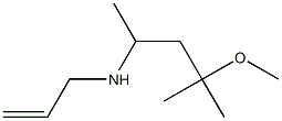 (4-methoxy-4-methylpentan-2-yl)(prop-2-en-1-yl)amine Struktur