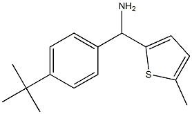 (4-tert-butylphenyl)(5-methylthiophen-2-yl)methanamine Struktur