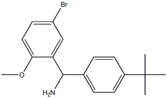 (5-bromo-2-methoxyphenyl)(4-tert-butylphenyl)methanamine Struktur