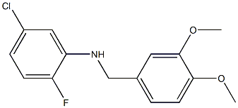 (5-chloro-2-fluorophenyl)(3,4-dimethoxyphenyl)methylamine Struktur