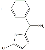 (5-chlorothiophen-2-yl)(3-iodophenyl)methanamine Struktur