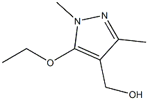 (5-ethoxy-1,3-dimethyl-1H-pyrazol-4-yl)methanol Struktur