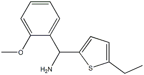 (5-ethylthiophen-2-yl)(2-methoxyphenyl)methanamine Struktur