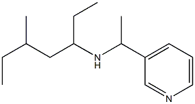 (5-methylheptan-3-yl)[1-(pyridin-3-yl)ethyl]amine Struktur