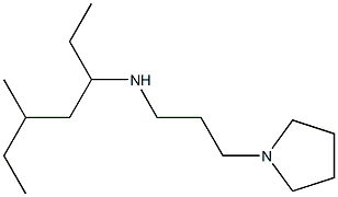 (5-methylheptan-3-yl)[3-(pyrrolidin-1-yl)propyl]amine Struktur