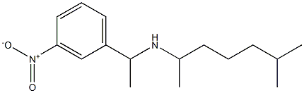 (6-methylheptan-2-yl)[1-(3-nitrophenyl)ethyl]amine Struktur