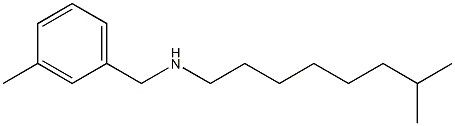 (7-methyloctyl)[(3-methylphenyl)methyl]amine Struktur