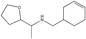 (cyclohex-3-en-1-ylmethyl)[1-(oxolan-2-yl)ethyl]amine Struktur