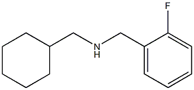 (cyclohexylmethyl)[(2-fluorophenyl)methyl]amine Struktur