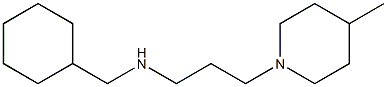 (cyclohexylmethyl)[3-(4-methylpiperidin-1-yl)propyl]amine Struktur