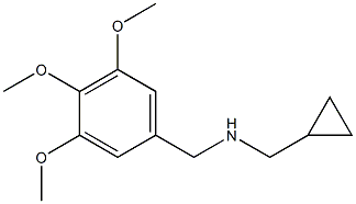 (cyclopropylmethyl)[(3,4,5-trimethoxyphenyl)methyl]amine Struktur