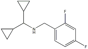 (dicyclopropylmethyl)[(2,4-difluorophenyl)methyl]amine Struktur