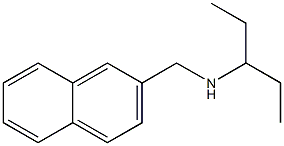 (naphthalen-2-ylmethyl)(pentan-3-yl)amine Struktur