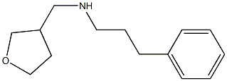 (oxolan-3-ylmethyl)(3-phenylpropyl)amine Struktur