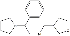 (oxolan-3-ylmethyl)[2-phenyl-2-(pyrrolidin-1-yl)ethyl]amine Struktur