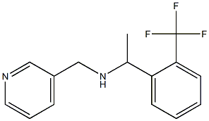 (pyridin-3-ylmethyl)({1-[2-(trifluoromethyl)phenyl]ethyl})amine Struktur