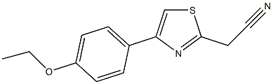 [4-(4-ethoxyphenyl)-1,3-thiazol-2-yl]acetonitrile Struktur