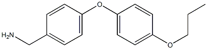 [4-(4-propoxyphenoxy)phenyl]methanamine Struktur