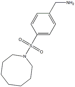 [4-(azocane-1-sulfonyl)phenyl]methanamine Struktur