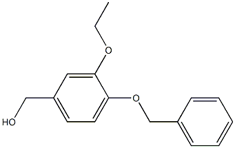 [4-(benzyloxy)-3-ethoxyphenyl]methanol Struktur