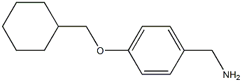 [4-(cyclohexylmethoxy)phenyl]methanamine Struktur