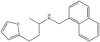 [4-(furan-2-yl)butan-2-yl](naphthalen-1-ylmethyl)amine Struktur