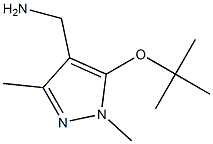 [5-(tert-butoxy)-1,3-dimethyl-1H-pyrazol-4-yl]methanamine Struktur