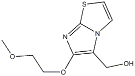 [6-(2-methoxyethoxy)imidazo[2,1-b][1,3]thiazol-5-yl]methanol Struktur