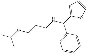 [furan-2-yl(phenyl)methyl][3-(propan-2-yloxy)propyl]amine Struktur