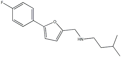 {[5-(4-fluorophenyl)furan-2-yl]methyl}(3-methylbutyl)amine Struktur