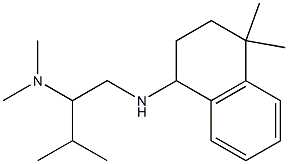 {1-[(4,4-dimethyl-1,2,3,4-tetrahydronaphthalen-1-yl)amino]-3-methylbutan-2-yl}dimethylamine Struktur