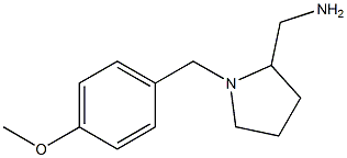 {1-[(4-methoxyphenyl)methyl]pyrrolidin-2-yl}methanamine Struktur