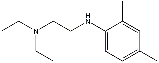 {2-[(2,4-dimethylphenyl)amino]ethyl}diethylamine Struktur