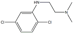 {2-[(2,5-dichlorophenyl)amino]ethyl}dimethylamine Struktur