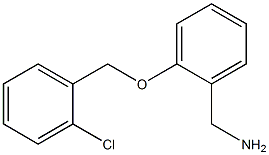 {2-[(2-chlorophenyl)methoxy]phenyl}methanamine Struktur