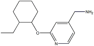 {2-[(2-ethylcyclohexyl)oxy]pyridin-4-yl}methanamine Struktur